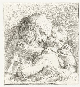 Saint Joseph med Kristusbarn i våpen av Giovanni Battista Tiepolo