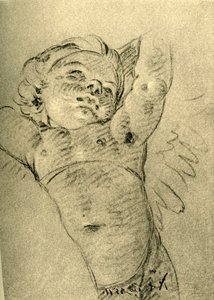 Schwebender Amor, Mitte 18. Jahrhundert, 1928 von Giovanni Battista Tiepolo