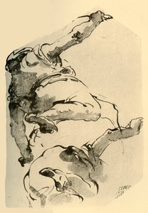 Knestående figur, sett bakfra, 1743-1744, 1928 av Giovanni Battista Tiepolo