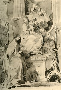 Madonna tronet og to biskoper, midten av 1700-tallet, 1928 av Giovanni Battista Tiepolo