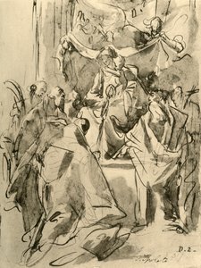 Madonna auf dem Thron mit Heiligen, Mitte des 18. Jahrhunderts, 1928 von Giovanni Battista Tiepolo