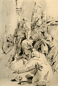 Madonna mit Heiligen, Mitte 18. Jahrhundert, 1928 von Giovanni Battista Tiepolo