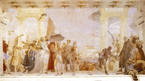Empfang von Heinrich III. in der Villa Contarini von Giovanni-Battista Tiepolo