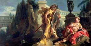 Rinaldo beobachtet von Carlo und Ubaldo