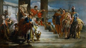 Scipio Africanus befreit Massiva von Giovanni-Battista Tiepolo