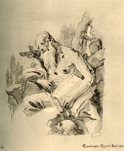 St. Hieronymus, midten av 1700-tallet, 1928 av Giovanni Battista Tiepolo