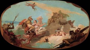 Admiral Vittor Pisanis apoteose av Giovanni Battista Tiepolo