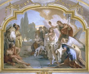 Die Taufe Christi von Giovanni Battista Tiepolo
