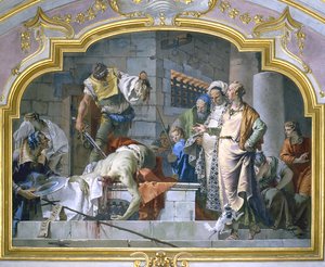 Halshuggingen av døperen Johannes, 1732-33 av Giovanni Battista Tiepolo