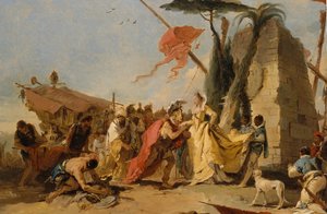 Møtet mellom Antony og Cleopatra, ca. 1745-47. av Giovanni Battista Tiepolo