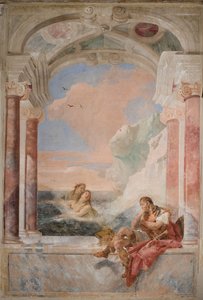 Thetis tröstet ihren Sohn Achilles, aus dem Raum der Ilias in der Palazzina, 1757 von Giovanni Battista Tiepolo