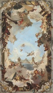 Rikdom og fordeler ved det spanske monarkiet under Charles III av Giovanni Battista Tiepolo
