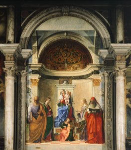 Madonna mellom fire hellige (fresko)