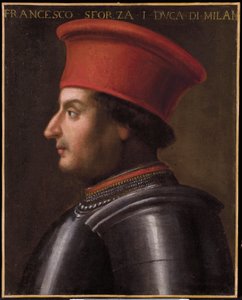 Portrett av Francesco Sforza av Giovanni Bellini
