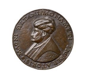Renessansemedalje fra Firenze, ca. 1480 (kobberbasert legering)