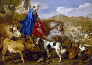 Rebeccas reise av Giovanni Benedetto Castiglione