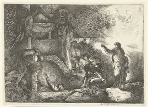 Oppdragelse av Lasarus av Giovanni Benedetto Castiglione