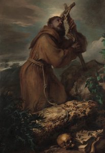 Saint Francis in Ecstasy, ca. 1650. av Giovanni Benedetto Castiglione