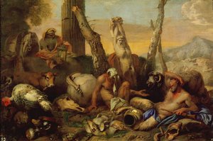 The Fable of Diogenes, leter med en lykt etter en god mann