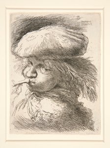 Young Man Blowing Trumpet, fra serien Les petites tetes d
