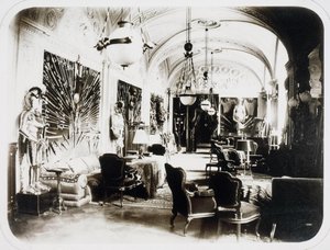 Huset til Ivan Paskevich ved den engelske vollen i Petersburg. The Armory Room, 1860-tallet