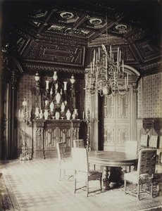 Stroganov-palasset i St. Petersburg. Spisestuen, 1860-tallet