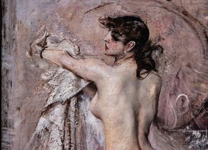 Etter badet, detalj av Giovanni Boldini