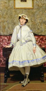 Alaide kledd i hvitt av Giovanni Boldini
