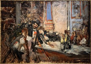 På Folies Bergere av Giovanni Boldini