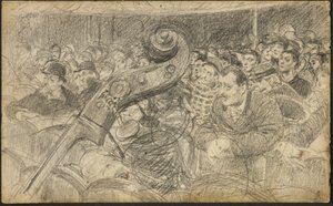 Publikum på et parisisk teater II av Giovanni Boldini