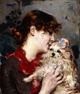 Madame Rejane, ca. 1885 av Giovanni Boldini