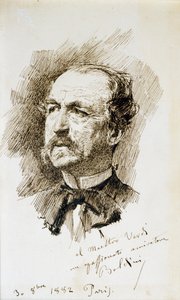 Portrett av Emanuele Muzio (Zibello av Giovanni Boldini