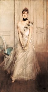Portrett av Emiliana Concha de Ossa av Giovanni Boldini
