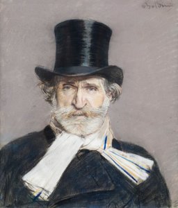 Portrett av Giuseppe Verdi av Giovanni Boldini