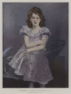 Portrett av Mademoiselle Beatrice de C...