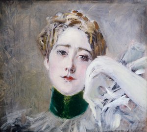 Portrett av prinsesse av Isenburg Birstein av Giovanni Boldini