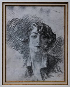 Portrett av en dame av Giovanni Boldini