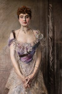 Prinsesse Eulalia av Spania, detalj av Giovanni Boldini