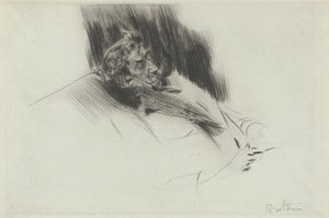 Whistler sover av Giovanni Boldini