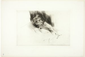 Whistler sover av Giovanni Boldini
