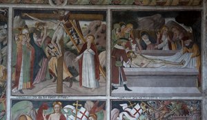 Scener fra Kristi lidenskap, ca. 1492 (fresco) av Giovanni Canavesio