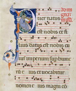 Ms 561 Side med historisk initial 