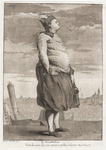 Le Gondolier (Gondolier) av Giovanni David