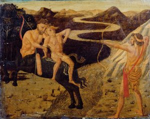 Cassone-panel: Hercules redder Deianeira fra Nessus
