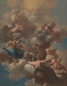 Sketch for a Ceiling Fresco, ca. 1740 (olje på lerret)