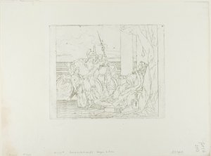 Aeneas introduserer sin sønn Ascanius for Dido av Giovanni Domenico Tiepolo