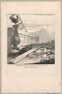 Frontispice av Via crucis (Stasjoner av korset) av Giovanni Domenico Tiepolo