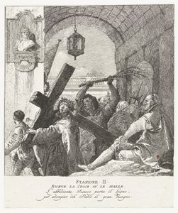 Kristus bærer korset av Giovanni Domenico Tiepolo