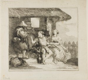 Angelica og Medoros ekteskap av Giovanni Domenico Tiepolo