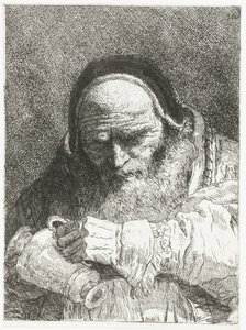 Pave med kanne Samling av hoder (serietittel) Raccolta di Teste (serietittel) av Giovanni Domenico Tiepolo